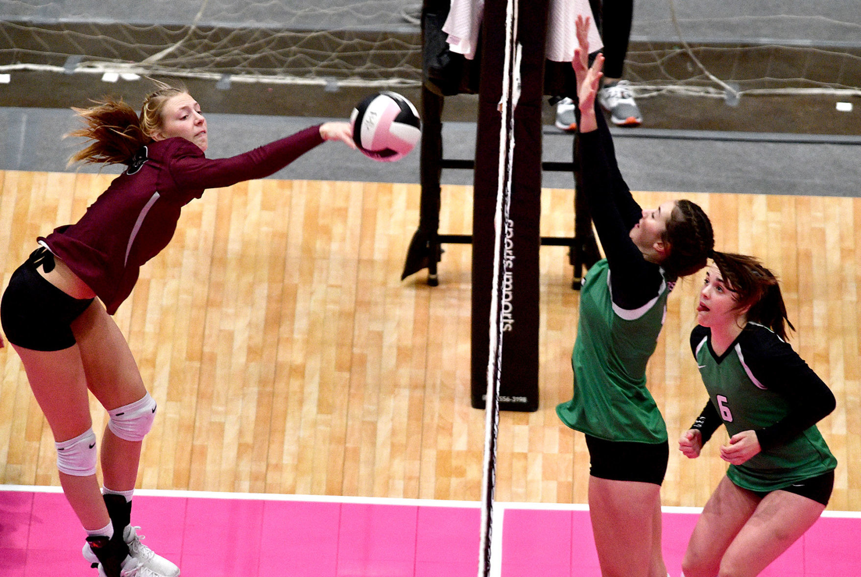 Western Christian vs Osage state volleyball